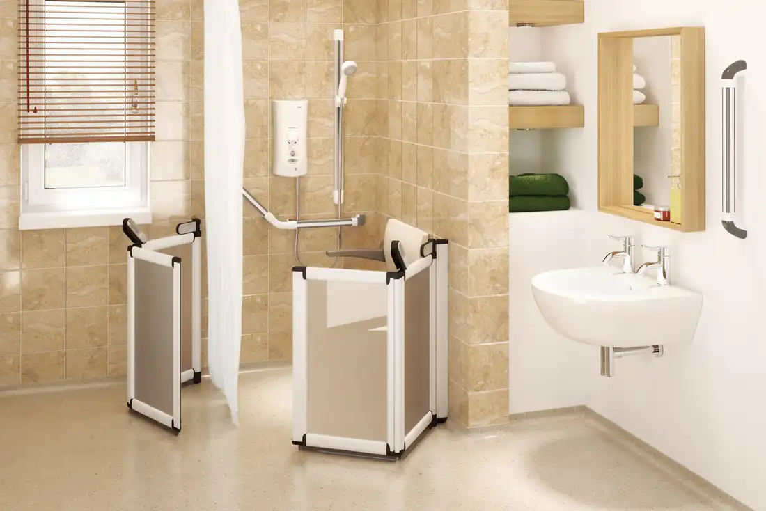 Installation d'une douche sénior avec siège : confort et sécurité à domicile