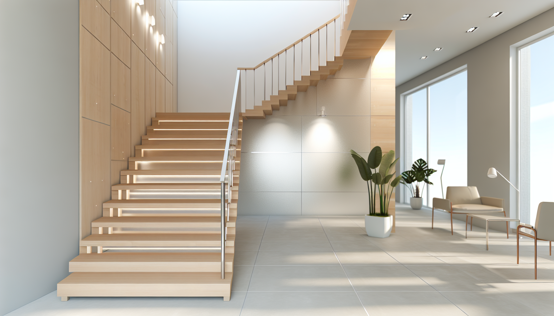 Optimisez votre espace avec un escalier quart tournant